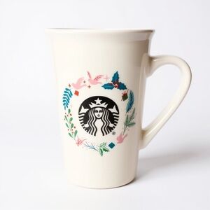 Starbucks Christmas Mug 2019 holiday wreath Around The Siren 10 Oz Cup